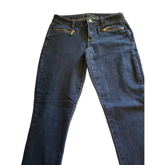MICHAEL KORS Zipper Pocket Skinny Jeans Size 2 - Picture 1 of 5